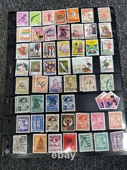 Stamps worldwide collection lot 84 Pages