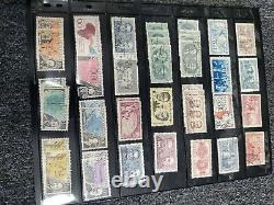 Stamps worldwide collection lot 84 Pages