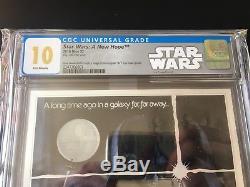 Star Wars New Zealand Mint. 999 silver, First Releases CGC 10 WOW! RARE