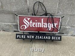 Steinlager Beer Pure New Zealand neon Sign VERY RARE As is Read Description