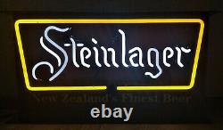 Steinlager Pure New Zealand Beer Lighted Bar Neon Advertising Sign Vintage
