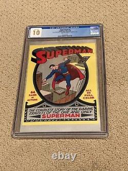 Superman 1 New Zealand Mint CGC 10 Gem Mint White Pages- Silver #001 + magnet