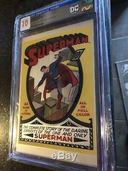 Superman 1 Silver Foil Issue No. 1 (1939) CGC 10.0.999 Fine Silver LOWEST PRICE