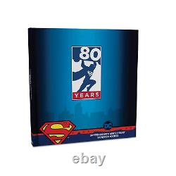 Superman 80TH Anniversary 5g Silver Coin Note Collection Signed by Brandon Routh