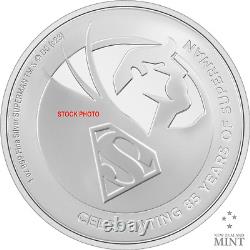 Superman 85th Anniversary 1oz Silver Coin Silver Collectible by New Zealand Mint