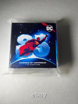 Superman 85th Anniversary 1oz Silver Coin Silver Collectible by New Zealand Mint