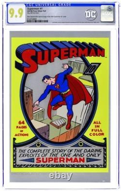 Superman Silver Foil Replica Cover New Zealand Mint #1 CGC 9.9 2018 2123754001