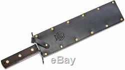 Svord VTG Von Tempsky Golok Knife, 13.25 High Carbon Steel Blade, Leather Sheath
