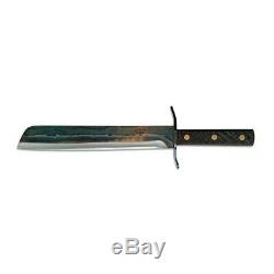 Svord VTG Von Tempsky Golok Knife, 13.25 High Carbon Steel Blade, Leather Sheath