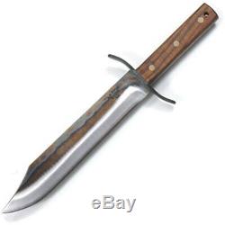 Svord Von Tempsky Bowie with 11 Blade & Hardwood Handle, Leather Sheath