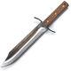 Svord Von Tempsky Bowie with 11 Blade & Hardwood Handle, Leather Sheath