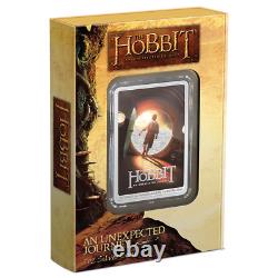 THE HOBBIT An Unexpected Journey Poster Coin 1oz Pure Silver Coin NZ Mint