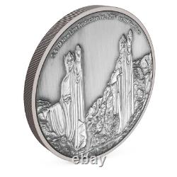 THE LORD OF THE RINGS Argonath 1oz Pure Silver Coin NZ Mint