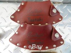 TUATAHI DOUBLE BIT Throwing Axe Early Model 25 yr New Zealand Axe withSheath NOS