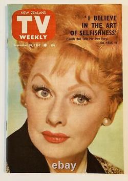 TV Guide New Zealand TV Weekly 1967 Lucille Ball Desi Arnaz I Love Lucy 1953 NM