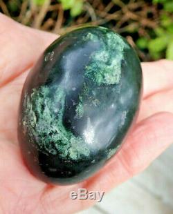 Te Kaha Art Nz Pounamu Arahura Jade Maori Greenstone Hand Carved Dragon's Egg