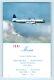 Teal Menu Airline Issued Tahiti Coral Islands Australia New Zealand Postcard C4