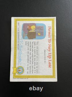 The Garbage Gang 1a Nasty Nick New Zealand Rare 1989 Foreign GPK Pail Kids