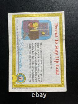 The Garbage Gang 1a Nasty Nick New Zealand Rare 1989 Foreign GPK Pail Kids