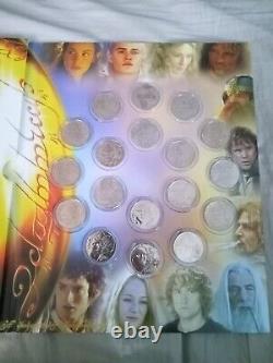 The lord of the rings new zealand 18 coin set