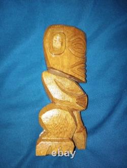 Tongoroa God Of The Ocean Fertility Sculpture Cook Islands New Zealand Very Good