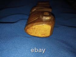 Tongoroa God Of The Ocean Fertility Sculpture Cook Islands New Zealand Very Good