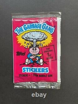 Topps 1st Series New Zealand Garbage Gang Sealed Pack GPK OS1 Pail Kids RARE