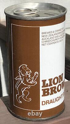 Tough 1969 Lion Brown Draught Pull Top Beer Can, New Zealand