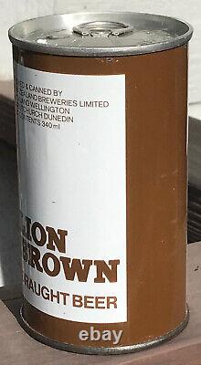 Tough 1969 Lion Brown Draught Pull Top Beer Can, New Zealand