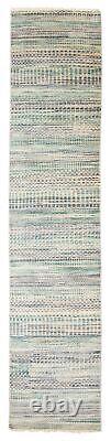 Traditional Hand Knotted Area Rug 2'6 x 11'6 Oriental Wool Carpet