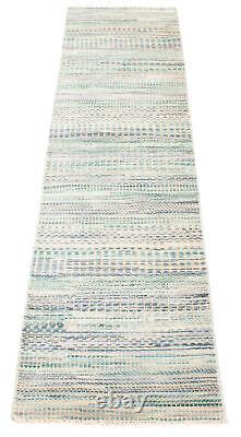 Traditional Hand Knotted Area Rug 2'6 x 11'6 Oriental Wool Carpet