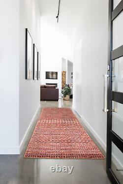 Traditional Hand Knotted Area Rug 2'7 x 8'0 Oriental Wool Carpet