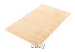 Traditional Hand Knotted Area Rug 3'11 x 5'11 Oriental Wool Carpet