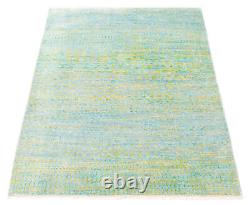 Traditional Hand Knotted Area Rug 4'0 x 6'1 Oriental Wool Carpet