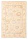 Traditional Hand-Knotted Bordered Area Rug 3'11 x 5'11 Wool Carpet