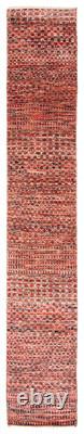 Traditional Hand-Knotted Runner Rug 2'0 x 12'1 Wool Carpet