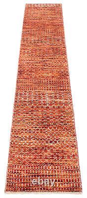 Traditional Hand-Knotted Runner Rug 2'0 x 12'1 Wool Carpet