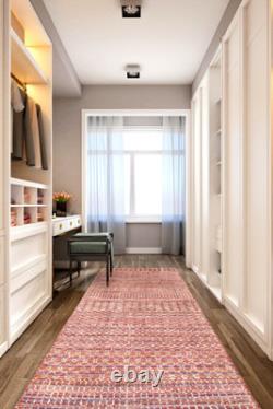 Traditional Hand-Knotted Runner Rug 2'6 x 8'0 Wool Carpet