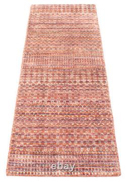 Traditional Hand-Knotted Runner Rug 2'6 x 8'0 Wool Carpet