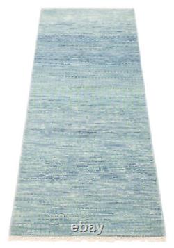Traditional Hand-Knotted Runner Rug 2'6 x 8'0 Wool Carpet