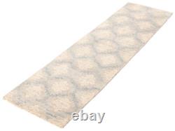 Traditional Hand-Knotted Runner Rug 2'7 x 9'9 Wool Carpet