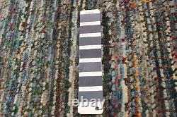 Traditional Hand-knotted Carpet 2'10 x 14'0 Wool/Silk Area Rug
