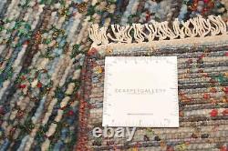 Traditional Hand-knotted Carpet 2'10 x 14'0 Wool/Silk Area Rug