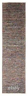 Traditional Hand-knotted Carpet 2'4 x 9'10 Wool/Silk Area Rug