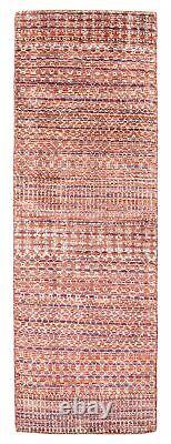 Traditional Hand-knotted Carpet 2'6 x 8'0 Wool/Silk Area Rug
