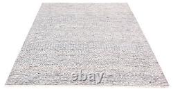 Traditional Hand-knotted Wool/Viscose Carpet 8'0 x 10'1 Area Rug