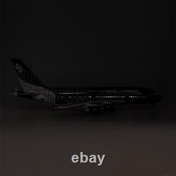 UNIQUE! New Zealand Airlines Airbus A380 LED Diecast Plane Model 1160 Scale