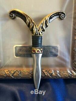 VERY RARE OFFICIAL Limited Edition Xena Breast Dagger Prop NIB With COA
