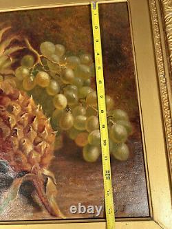 VTG Antique 1800s 1884 J F John Norton Oil Painting Australia New Zealand