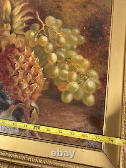 VTG Antique 1800s 1884 J F John Norton Oil Painting Australia New Zealand